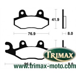 Plaquettes de frein avant étrier 2 pistons Gauche 111