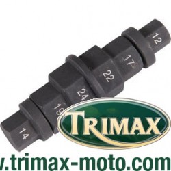 embout BTR six pans creux multi tailles - Trimax-Moto