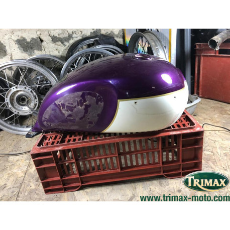 Réservoir Triumph adventurer violet / ivory